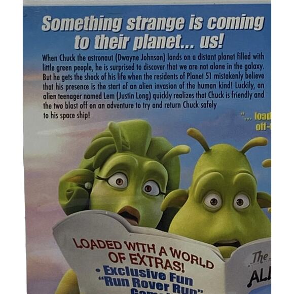 Planet 51 - Family Animation starring Dwayne Johnson DVD 2009 TRI STAR Kids - Picture 6 of 16